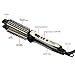 Professional Hair Curler, Straightener and Brush 3 in 1 Hair Styling Tool,Auto Shut Off,Digital LED Display,Key Lock,Smart Dual Voltage, Black
