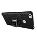 AMZER Impact Resistant Hybrid Warrior Case with Kickstand Skin for Xiaomi Mi Max - Retail Packaging - Black