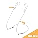 my-handy-design Airpods Case, Airpods Strap, Airpods Ear Hooks, Airpods Silicone Protective Cover with Earphone Sports Anti-lost Strap with Silicone Protective Earhooks, Airpods Replacement Accessories (Blue)