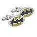 TAILUN Men's Wedding Cufflinks Super Hero Cufflinks (Yellow Batman)