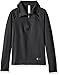 Under Armour Girls' ColdGear 1/2 Zip, Black/Black, Youth Medium