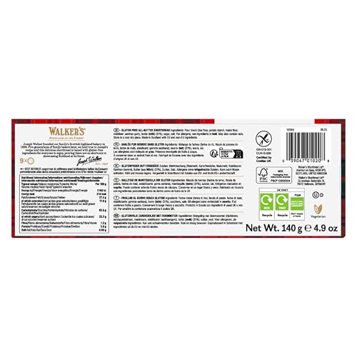 OFFICESNAX OFX01020 WALKERS GLUTEN-FREE SHORTBREAD ROUNDS, BROWN