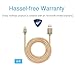 Voltmax Apple MFi Certified Lightning Cable, Nylon-Braided iPhone Charger with Reinforced Aramid Fiber for iPhone X iPhone 8/8Plus, iPad, Air pods&More(Gold-6ft)
