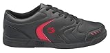 BSI Men's 550 Bowling Shoe, Black/Red, Size 9.5