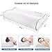 Wonwo Memory Foam Pillow, Orthopedic Sleeping Pillow Contour Cervical Bed Pillow for Neck Pain, Back Stomach Side Sleepers with Washable Pillowcase