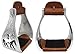 Challenger Tack Horse Saddle Aluminium Western Riding SS Stirrups Leather Tread 51146thumb 3