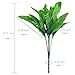 Gtidea 2pcs Artificial Silk Grass Persian Leaves Plants Bridal Home Garden Office Floor Restaurant Wedding Decor Green