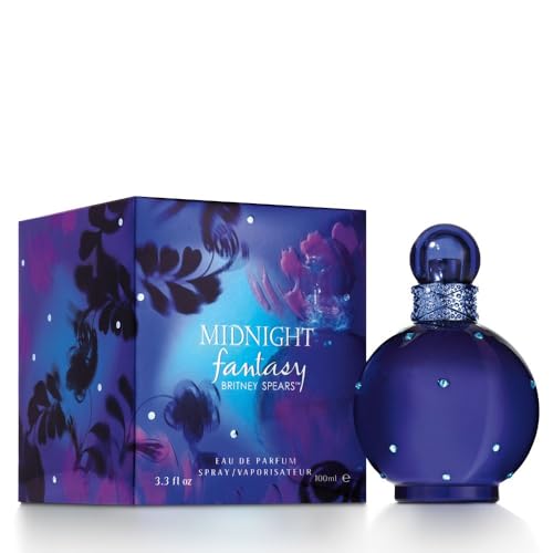 Britney Spears Women's Perfume, Midnight Fantasy, Eau De Parfum EDP Spray for Women, 3.3 Fl Oz