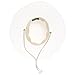 Sloggers Womens Wide Brim Braided UPF 50+ Hat (White)