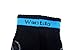 Wantdo Men's Snowboard Socks Light Cushion With Moisture Control One Pair(Black Grey,US 10-13)