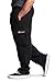 G-Style USA Men's Heavyweight Fleece Cargo Sweatpants DFP2 - BLACK - Large