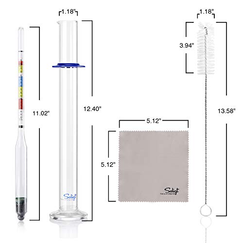 5 SOLIGT+Triple+Scale+Hydrometer+Kombucha+ABV
