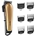 ciwellu Professional Hair Clippers for Men Cordless Hair Cutting Kit with 6 Metal Guard Combs Electric Hair Trimmer with Taper Lever,Built-in 2000mAh Li-ion Battery and Heavy Duty Motor