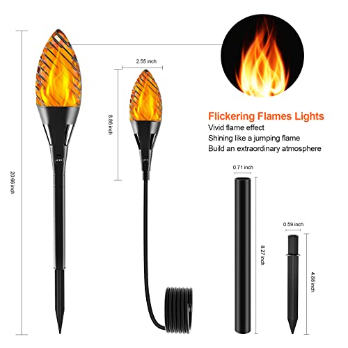 Low Voltage Torch Landscape Lights LUYE Led Torch Lights Flickering