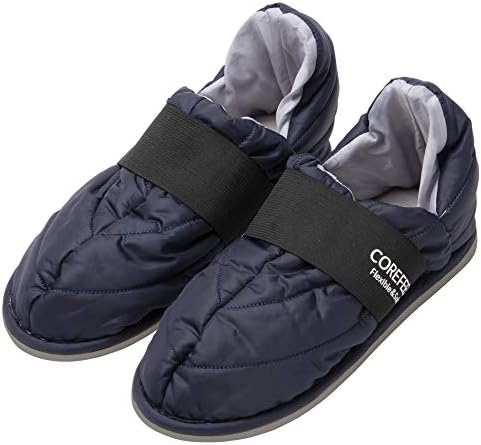 ニッポン スリッパ ルームシューズ RIKUBETSU 25.5-27cm ネイビー ふんわりやわらか 吸湿発熱 182799