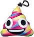 iscream X-Pressive! Rainbow Unicorn Poop Microbead Filled Backpack Keyring Clip - Mint Marshmallow Scent