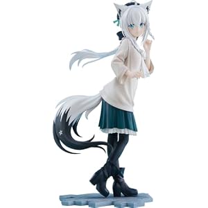 グッドスマイルカンパニー ホロライブプロダクション スケールフィギュア G.S.Collection 白上フブキ Date Style 私服衣装 Ver. プラスチック製 塗装済み完成品 1/7スケール 専用台座付属 全高約220mm