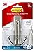 Command BATH36-SN-ES 795092711674 Double Bath, Satin Nickel, 1-Hook, 1-Large Water-Resistant Strip, 1-Pack, Silver primary