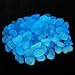 Generic Glow in the Dark DIY Decorative Gravel Stones (Set of 100,Blue)