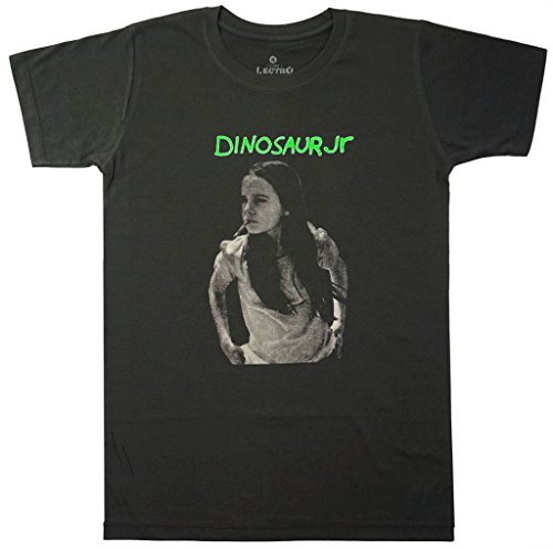 Lectro Men's Dinosaur Jr. American Classic Rock Band T-Shirt XL Dark Grey