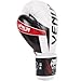 Venum Elite Boxing Gloves, White/Black/Red, 14-Ounce
