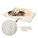 PARTYSAVING PET Palace Self Heating Snooze Pad Pet Bed Mat for Pets Cats Dogs and Kittens for Travel or Home, APL1344, White, Medium