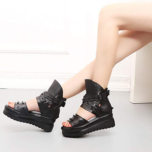 Womens-Sandals-for-Women-Huizhuangshigong-Womens-Summer-Roman-Fish-Mouth-Shoes-Thick-Bottom-Cake-Rivet-Wedge-Sandals