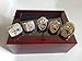 PATRIOTS 5PC OFFICIAL DESIGN SUPER BOWL REPLICA RING SET SIZE 11 W/BOX