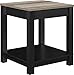 Ameriwood Home Carver End Table, Black