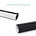 Gikbay Homga 120 Inch Cable Management Sleeve, Cord Organizer Adjustable Cable Sleeve,Cable Organizer Sleeve, Black and White Flexible Neoprene Cable Organizer(2PCS)