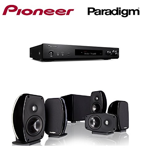 Pioneer Slim Audio & Video Component (VSX-S520) + Paradigm Cinema 100 CT 5.1 Home Theater System Bundle