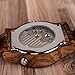 Mens Wooden Mechanical Watches Multifunction Date & Chronograph Business Luxury Wood Watch for Men