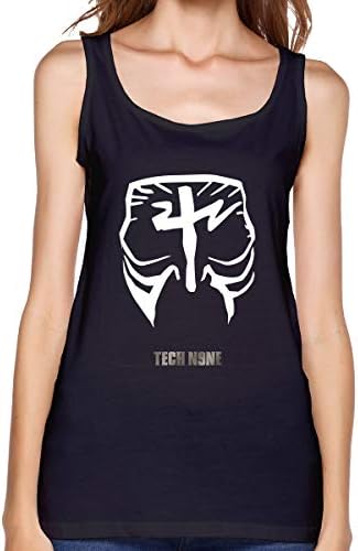 LPSGFFG Sleeveless T Shirts for Women, Tech N9ne Face Paint Workout Tank Tops Sleeve Shirt for Sport Running Yoga