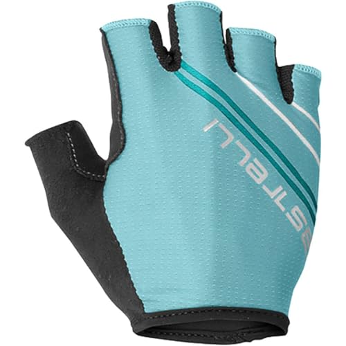 castelli Dolcissima 2 W Gants de Cyclisme pour Femme S Light Turquoise/Marine Blue
