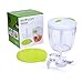 Manual Food Chopper 5 Blades 1000 ml,Sedhoom Powerful Easy Pull Upgraded Hand Held Vegetable Onion Chopper/Food Processor/Blender
