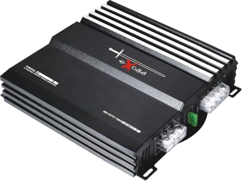 Excalibur X500.2 2-Channel Class AB Car Amplifier for Speakers
