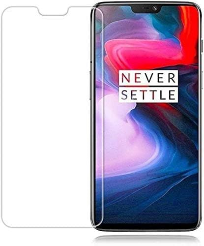 Leanfox Edge-Edge Tempered Glass Screen Protector for one Plus 6 Temper Glass Original