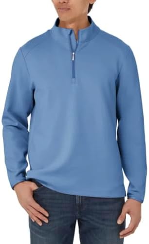 KIRKLAND Signature Men's UPF 50+ Stretch 1/2 Zip Pullover (US