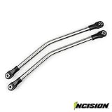 Vanquish Incision Yeti 1/4 Stainless Steel Rear Upper Suspension Link Kit Axial IRC00051