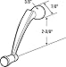Slide-Co 174642 Pella Crank Handle, White, 3/8 In. Special Deep Spline Socket (Single Pack)
