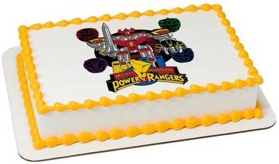 Amazon Com Power Rangers Edible Cake Topper Or Cupcake Topper