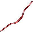 UPANBIKE Mountain Bike Handlebar 31.8mm, Aluminum Alloy MTB Bicycle Riser Handlebar Extra Long 700mm with Paint Matte Surface (Fuchsia, 700mm)