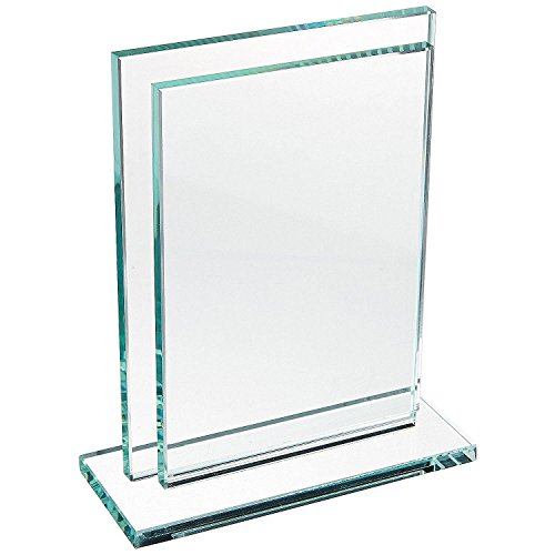 SIXTREES Deco Glass 5-Inch by 7-Inch Vertical Photo Frame