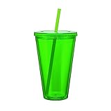 Eco To Go Cold Drink Tumbler - Double Wall -24oz. Capacity - Apple