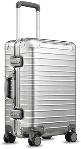 Amazon.com | LUGGEX All Aluminum Carry On Luggage with Wheels