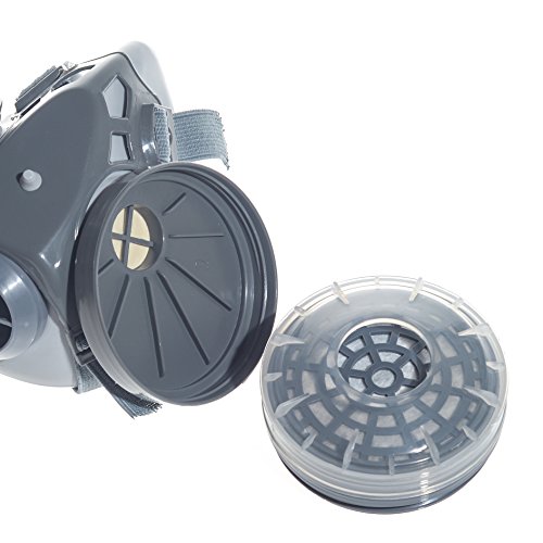 CKLT Dual Cartridge Anti-Dust Industrial Spray Paint Polishing pesticide Chemical Gas mask Respirator
