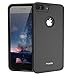 iPhone 7 Plus Case, Kuool Slim Hybrid Dual Layer Armor Rugged Heavy Duty Anti-Slip Full Protection Cover with [Tempered Glass Screen Protector] for iPhone 7 Plus-Black