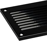 EUROPLAST 100x100mm Black Metal Air Vent Grille Cover with Insect Mesh view 6