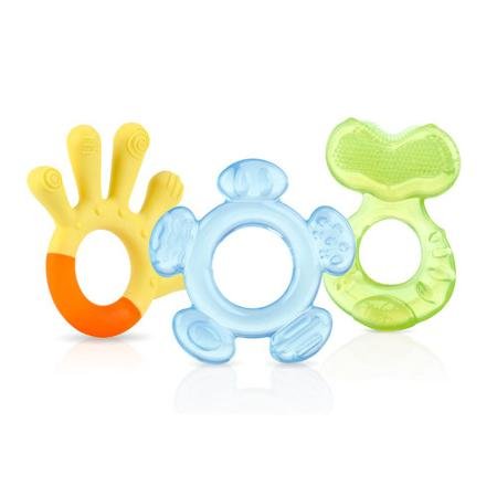 Nuby 3 Step Teether Set, BPA - Neutral - Assorted Colors