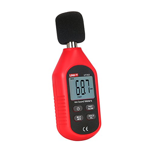 UNI-T UT353 LCD Digital Sound Level Meters Noise Decibel Tester 30-130dB Monitor